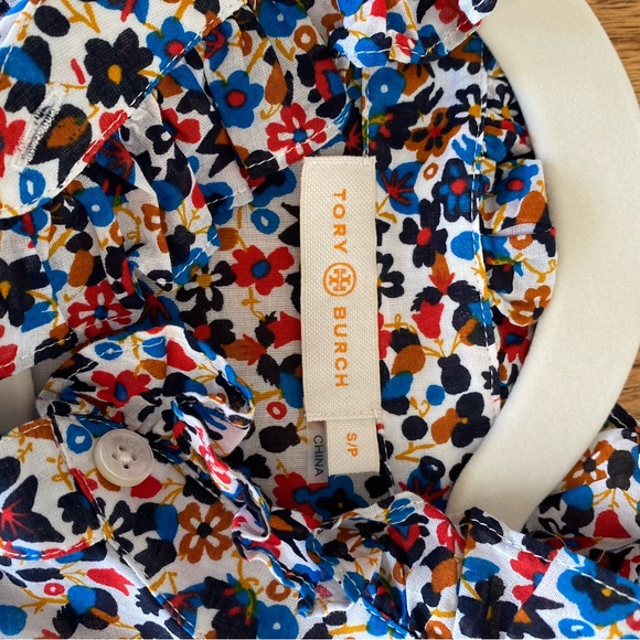 Tory Burch Wildflower Deneuve Tunic/Coverup Small - Picture 4 of 4